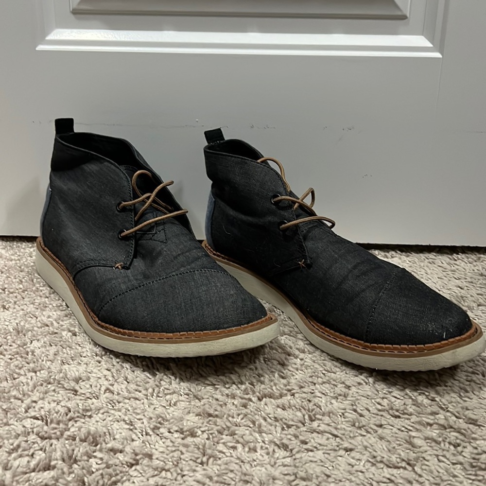 Toms Mens Navi Boot Shoe